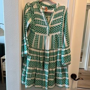 Devotion Twins embroidered lightweight summer dress.